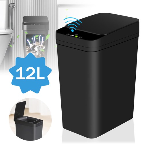 Automatik Mülleimer mit Smart Sensor Küche Abfallbehälter ABS Mülleimer 12 Liter - Bild 13 von 20