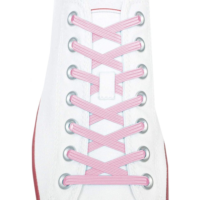 pink elastic shoe laces