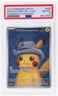 2023 Pokemon Promo Pikachu With Grey Felt Hat Pokemon X Van Gogh #085 PSA 8