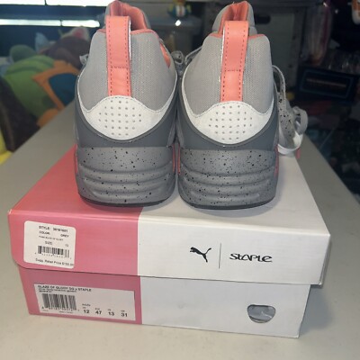 PUMA - Blaze of Glory OG  X Staple Pigeon 13 US Silver/gray/Lunarock/Peach Shoes PUMA - Blaze of Glory OG X Staple Pigeon 13 US Silver/gray  main image 3