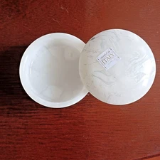 Vintage Genuine Volterra Alabaster Trinket/Jewerly box