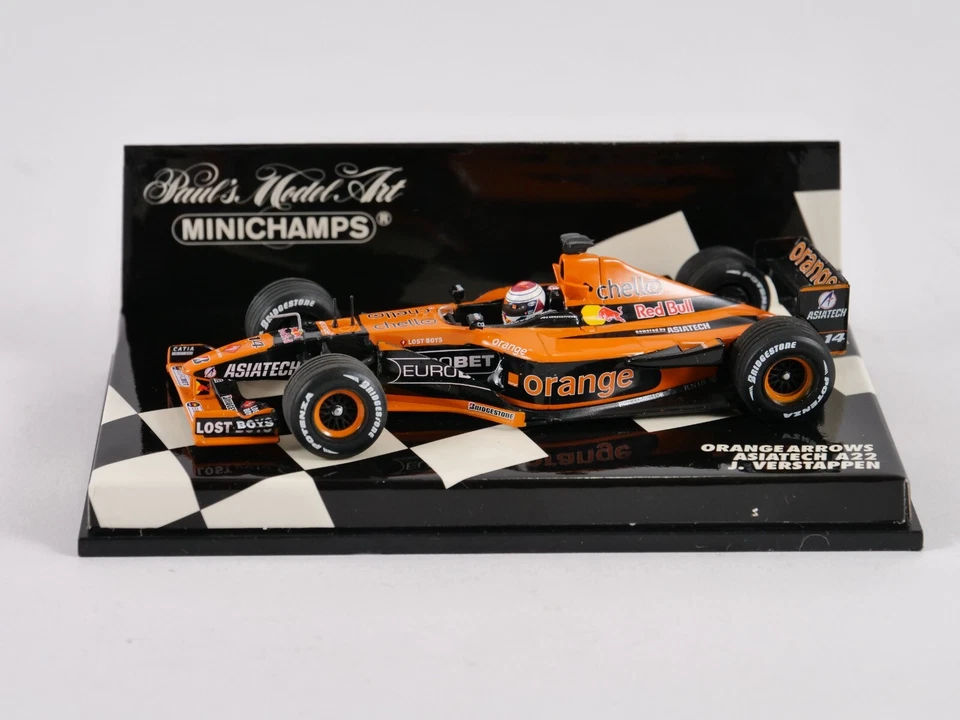 MINICHAMPS 1/43 Arancione Arrows Predecessore A22 Verstappen 400 010014 - Immagine 2 di 4