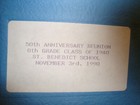 1940 COVINGTON KENTUCKY ST. BEN'S SCHOOL 50TH REUNION 8TH GRD PROGRAM NAMES ADD — photo 4