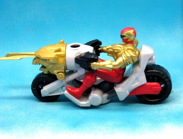 RED POWER RANGER MOTORCYCLE BIKE BANDAII ACTION FIGURE | eBay