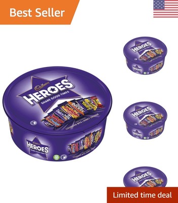 Heroes Fair Trade Assorted Chocolate Tub - 550G of Milk Chocolate Delight