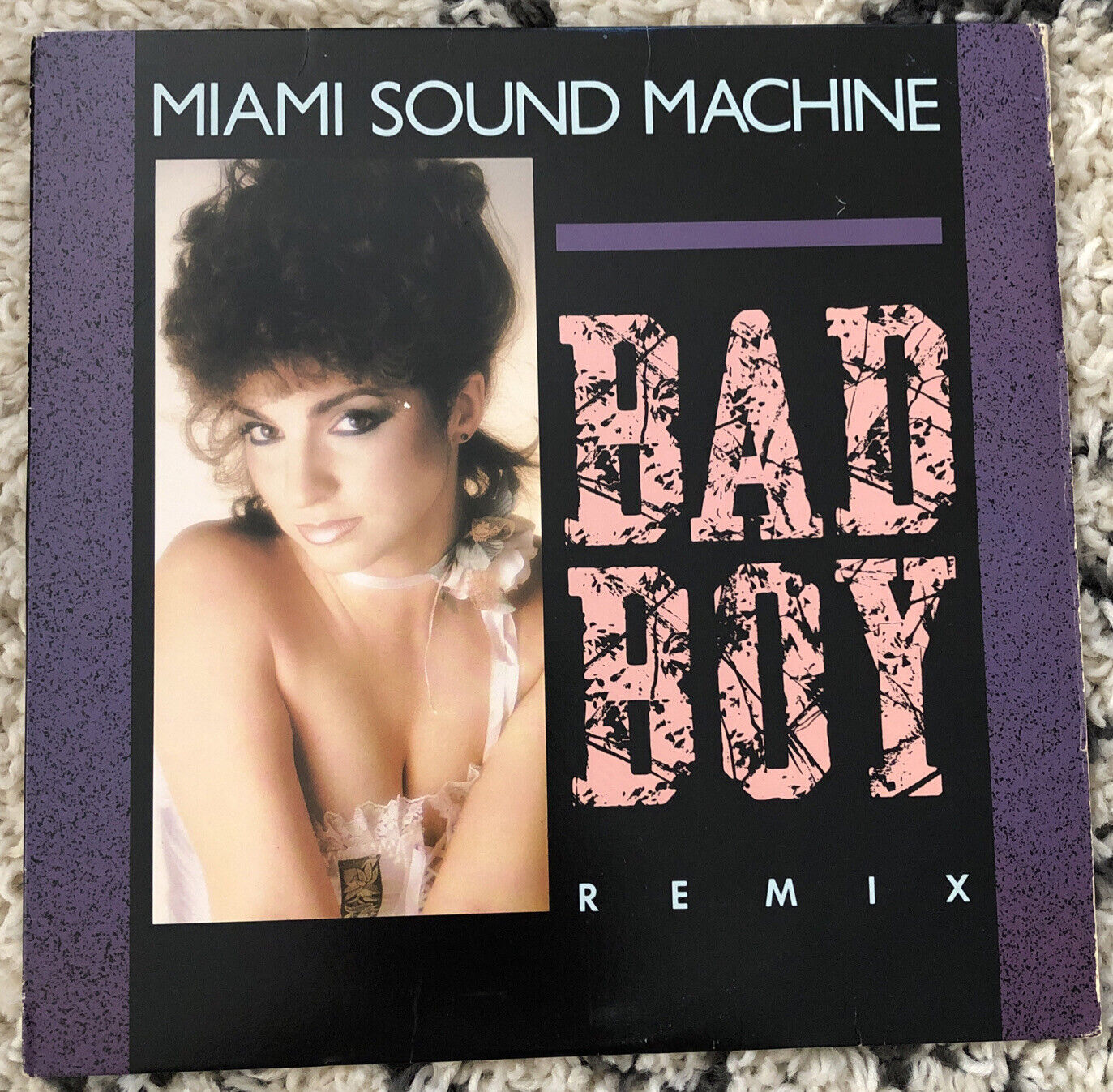 Miami Sound Machine Bad Boy Vinyl Excellent 49-05338