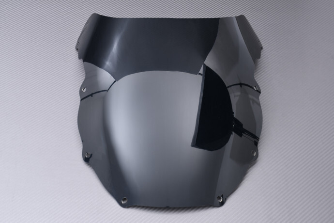 Pare-brise noir en poly pour moto Kawasaki ZX250R C 1991-1999