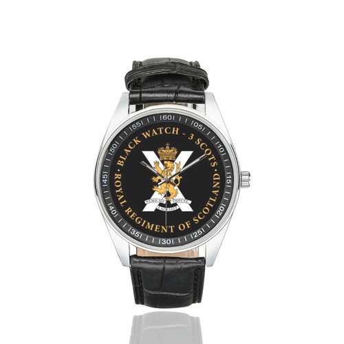 Black Watch 3 Scots Royal Regiment Of Scotland Logo Army Military repro Watch - 第 1/2 張圖片
