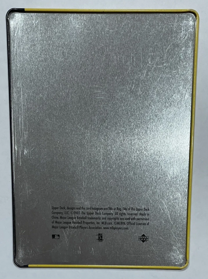 UPPER DECK ORIGINS 2005 FRANK THOMAS CHICAGO WHITE SOX 5X7 NOSTALGIC TIN SIGN - Image 2 of 2