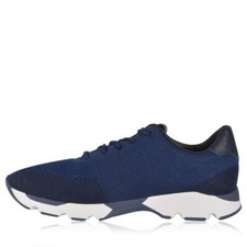 Mercer Wooster Knit Trainers Men UK 6 EU 40 Navy Made in Amsterdam RRP£155