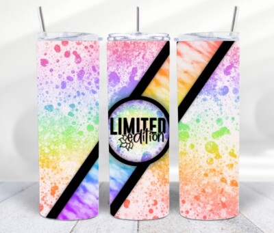 stainless steel tumbler with lid 20oz limited edition powerwash design