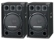 2x Enceinte Subwoofer Paire Haut-Parleur 12" (30cm) DJ PA 600W Sono Scene Disco