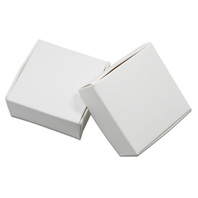 200x White Paper Favour Boxes Party Baby Shower Gift Product Packing 7.5x7.5x3cm