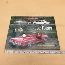 1962 Ford Vintage Car Sales Brochure Poster  Thunderbird Galaxie Falcon Fairlane