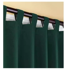 Plow & Hearth 95"L Thermalogic Energy Efficient Insulated Tab-Top Curtain Pair