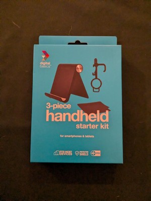 DIGITAL BASICS 3 PIECE HANDHELD STARTER KIT FOR SMARTPHONES & TABLETS NEW IN BOX