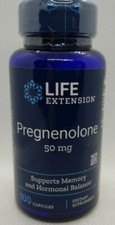 Life Extension Pregnenolone Memory / Hormonal Health 50 mg, 100 capsules