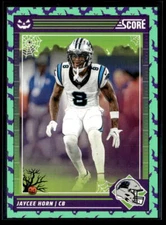 2024 Score-A-Treat #42 Jaycee Horn A-Treat - Green Bats