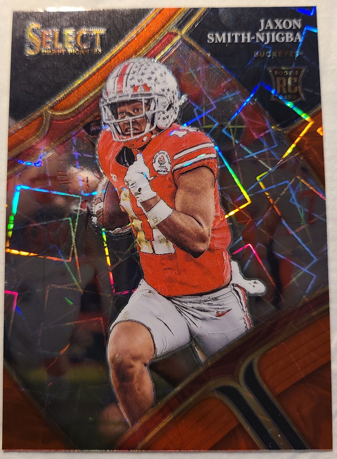 2023 Select Draft Picks Jaxon Smith-Njigba RC Red Lazer  Field Level