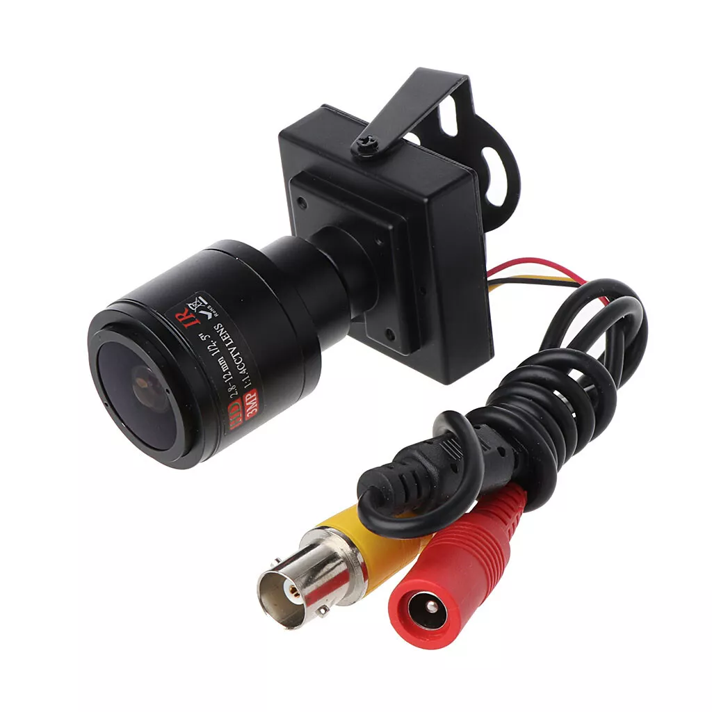 HD 700TVL CMOS 2.8 12mm Zoom Lens Mini CCTV DIY Security Camera Audio Video New