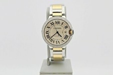 Cartier Ballon Bleu Silver Opaline Men 