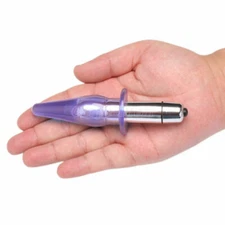 Vibrating Adult Sex Toys for Men Women Anal Butt Plug Bullet Vibe Mini Vibrator 