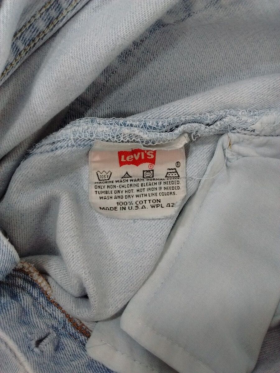 Vintage Levis Jeans 501 Mens W32 L34 Made in USA Button Fly Vintage Levis Jeans 501 Mens W32 L34 Made in USA Button Fly