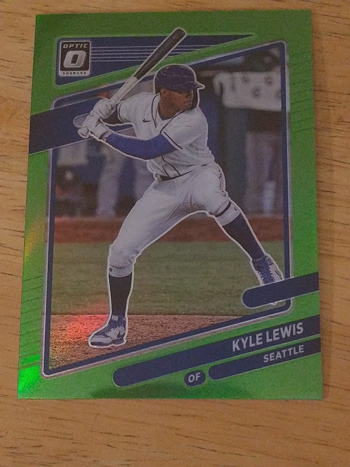 2021 Donruss Optic Lime Green #122 Kyle Lewis Seattle Mariners