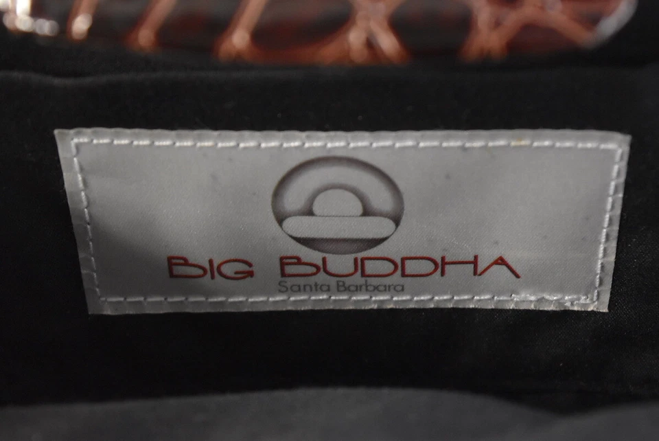 Bolso de mano Big Buddha para mujer talla S marrón texturizado bolso de noche monederos Foto 4 de 4