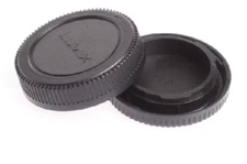 Camera LUMIX Lens Rear Cap+  Front Body Cap For Olympus Panasonic M4/3 Mount