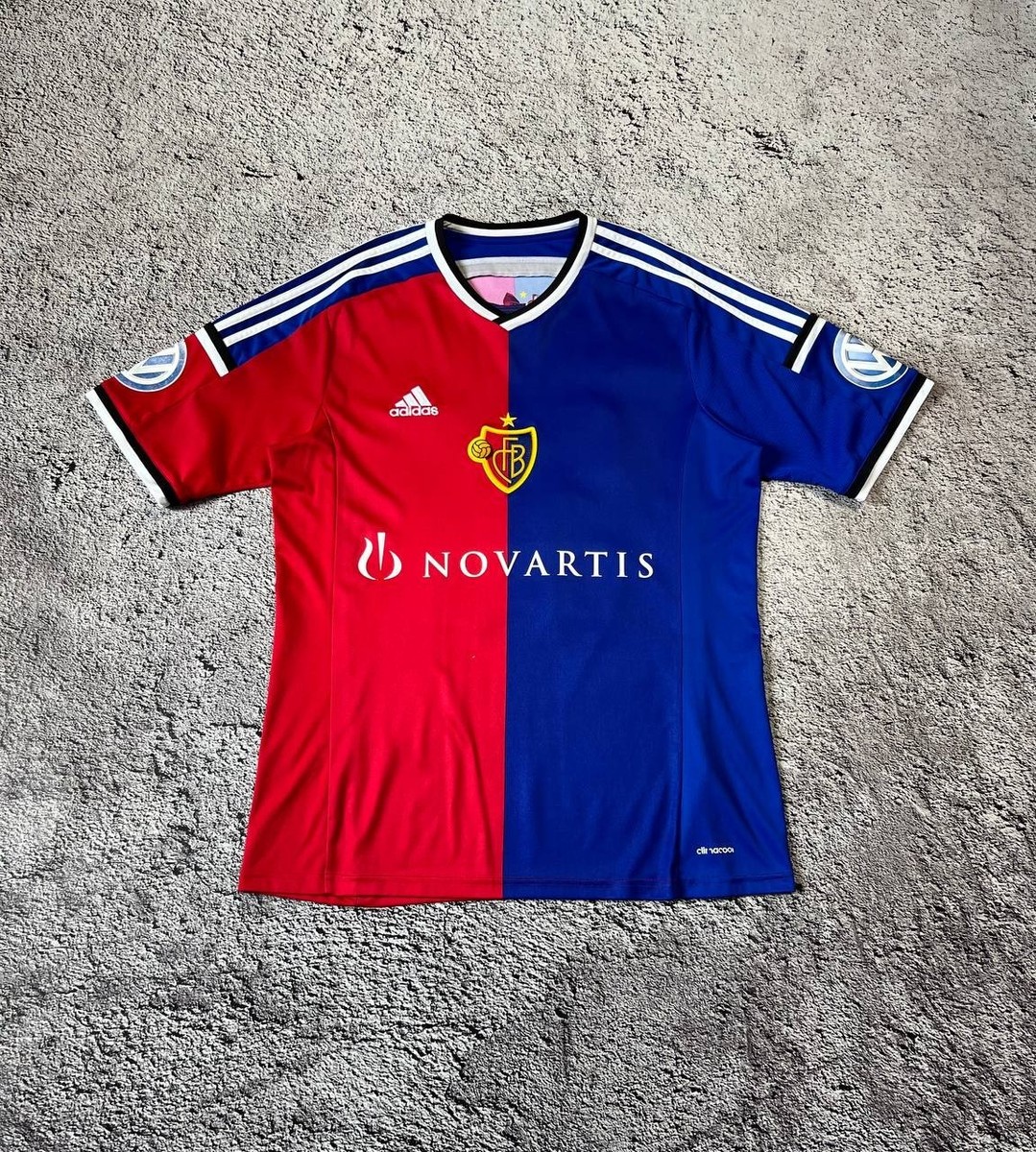 Adidas FC Basel Home Jersey Novartis Embolo #36 Size M (2014/15