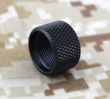 Thread protector .578"x28 Black Oxide .450" long, .700" diameter. #3017A
