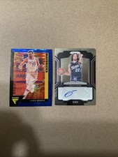 2021 Panini Flux LUKA DONCIC #37 Blue PRIZM 2024 Devin Carter Autograph RPE-DCA