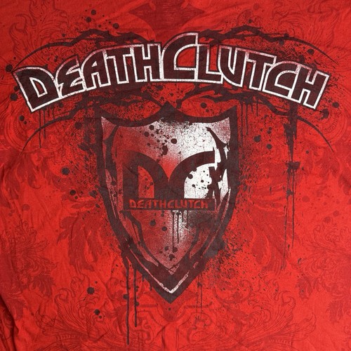 Death Clutch Brock Lesnar Men’s Size: XXL Shirt Red Silver UFC WWE Vintage Y2K - Picture 8 of 8