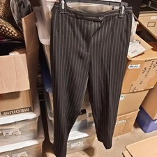 NEW TAG  Vintage Harve Benard Women Stripes Dress Pant Black/Gray Size 6