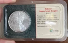 2009 American Eagle Walking Liberty 1 oz Uncirculated Silver Coin Toning