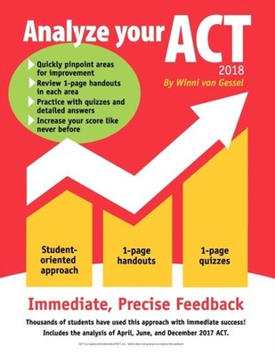 van Gessel - Analyze Your ACT - 2018 - New paperback or softback - X555z