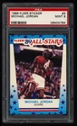 1989 Fleer Sticker Michael Jordan PSA 9 Mint All-Stars #3 Basketball Card