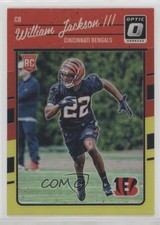 2016 Donruss Optic Rookies Red & Yellow William Jackson III #148 13ey
