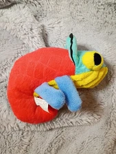 NWOT Barkbox VOLANA IGUANA Chew Dog Toy Squeaker Crinkle