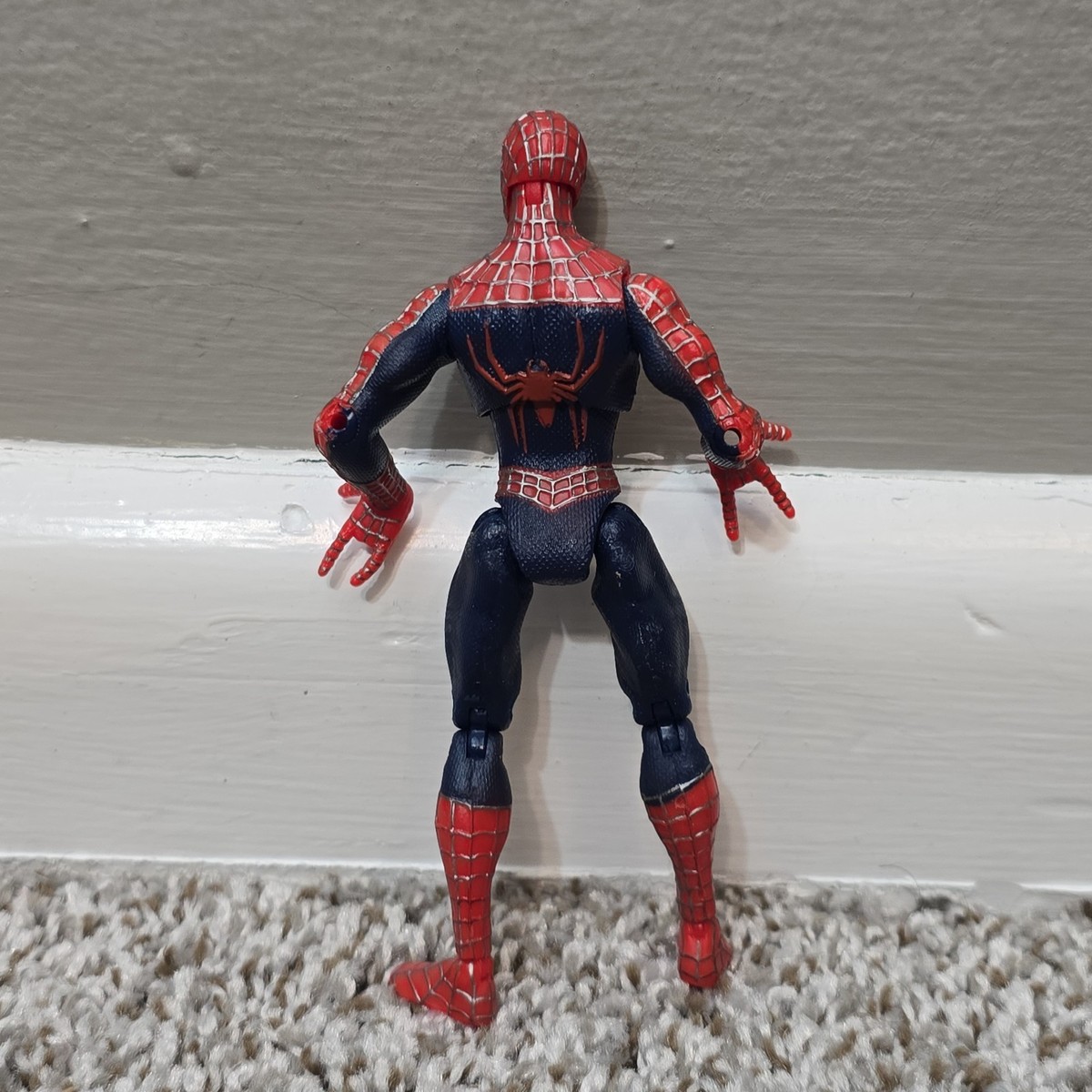 Hasbro Spider Man 3 , Super Articulated With Wall Hanging Web