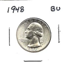 1948 Washington Quarter***BU***