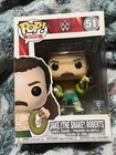 WWE Jake the Snake Roberts Funko Pop Green Tights Python Read description