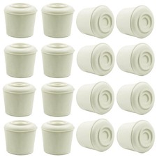 16pcs 7/8 Inch Round Chair Leg Tips Caps, NonSlip Rubber Chair Leg Floor Prot...