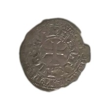 Rare Blanc Au K CHARLES V LE SAGE billon ROYALE Moyen-âge TB+/TTB 