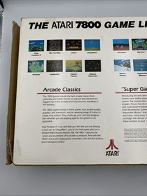 Atari 7800 Console Pro-System Composite AV and Power Mod w/ Controller  CIB