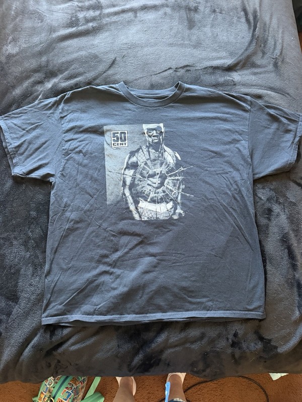 50 Cent Get Rich or Die Tryin' 20 Years Later Tour Rap & Hip Hop Tee 2XL