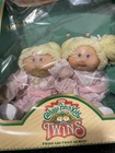 Cabbage Patch Kids Twins 1985 Limited Edition Blonde Curly Hair Dolls w/ Box