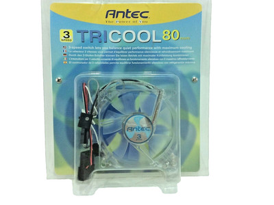 NOS? Antec TriCool 80 Cool Fan 3Speed Switch Quiet Performance Max Cooling READ!