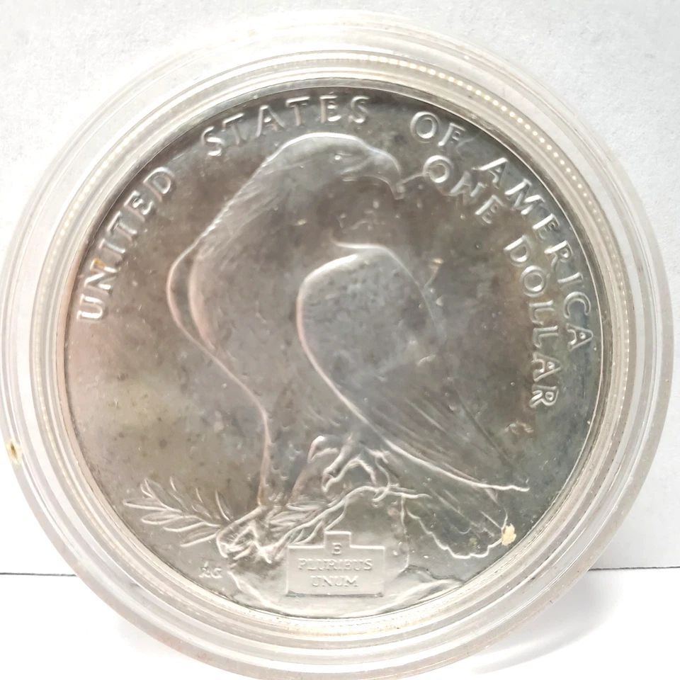1984 S LOS ANGELES OLYMPIAD COLISEUM SILVER DOLLAR - Image 3 of 4